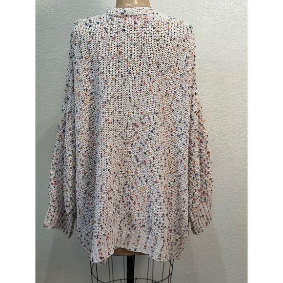 Haptics by Holly Harper Women's Confetti Knit Oversized Cardigan Sweater‎ Size M - Picture 5 of 11